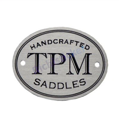 Semne cu oțel inoxidabil gravat periat